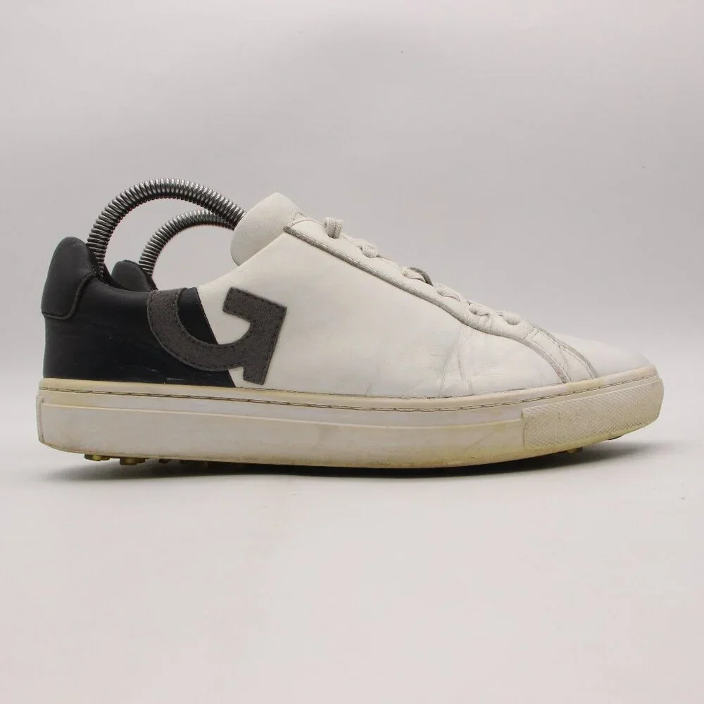 G/FORE Disruptor Mens Size 7 White Black Spikeless Golf Shoes G4MF21EF21